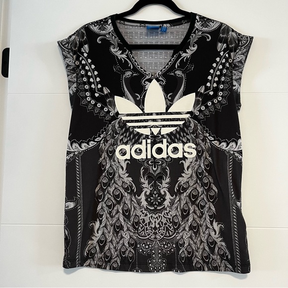 adidas Tops - Adidas | Bandana Patterned Tee Shirt